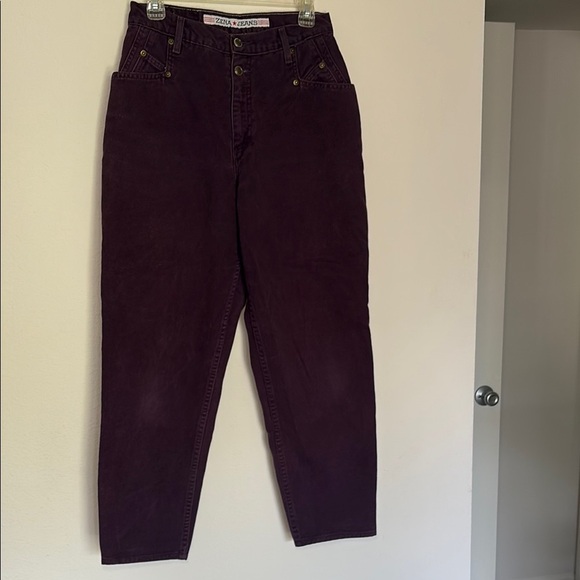 Vintage Zena Denim Women's Purple Jeans - Picture 1 of 5